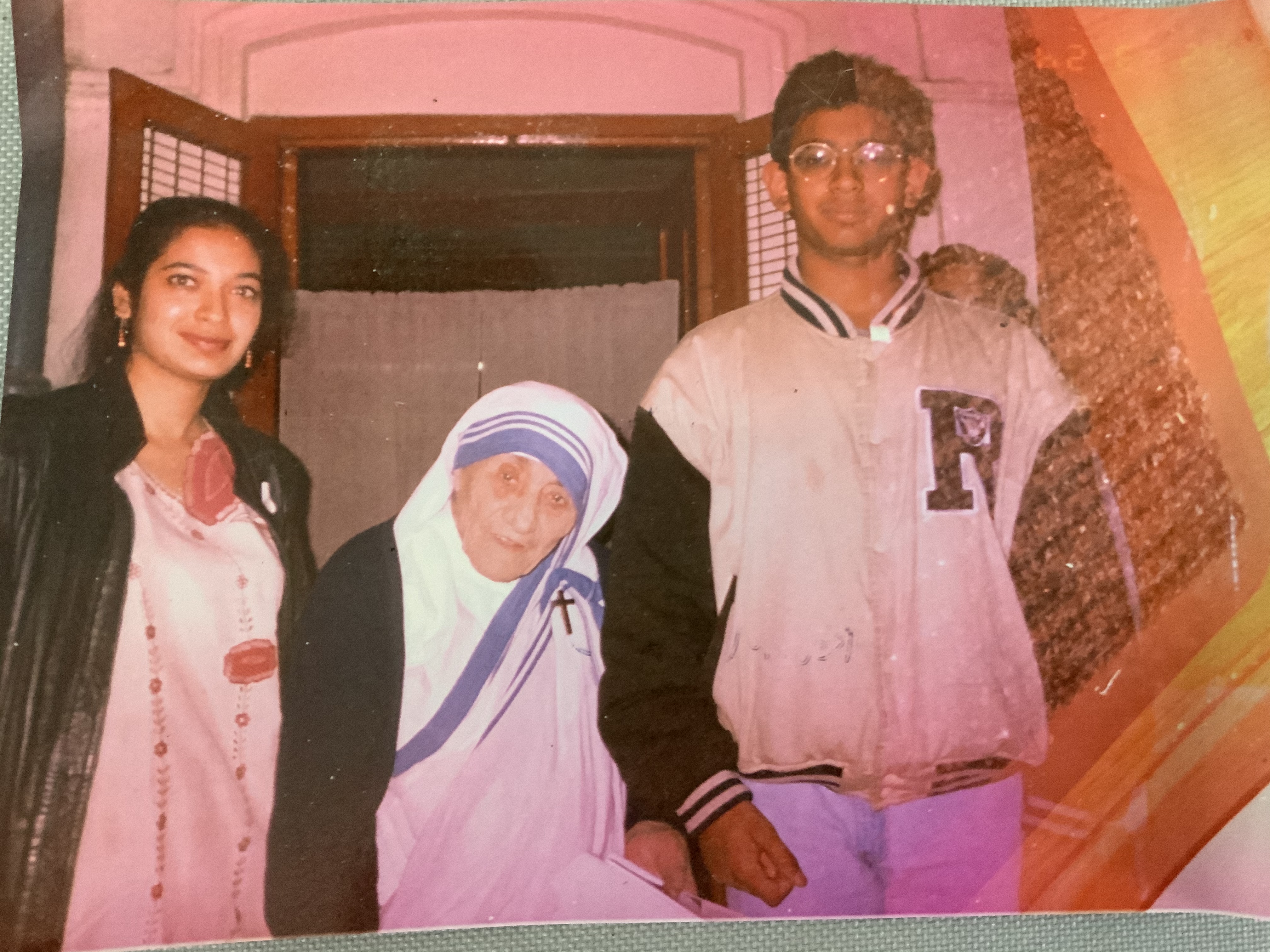 Saint Teresa with Shameek Ghosh and Kamalicca Ghosh